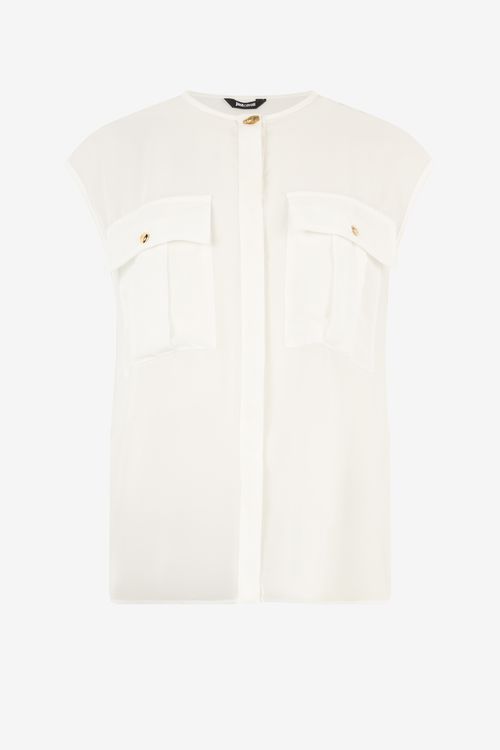See-through Sleeveless Top