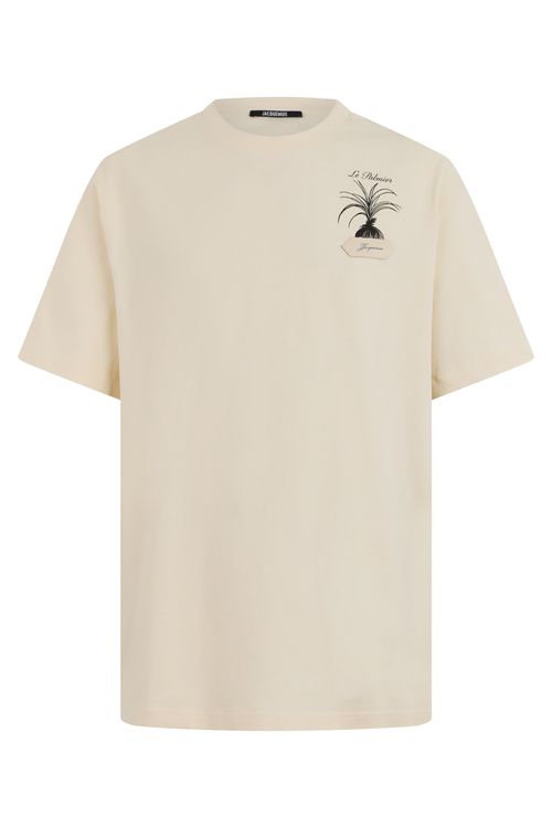 Men's Cotton T-Shirt with Small Chest Logo