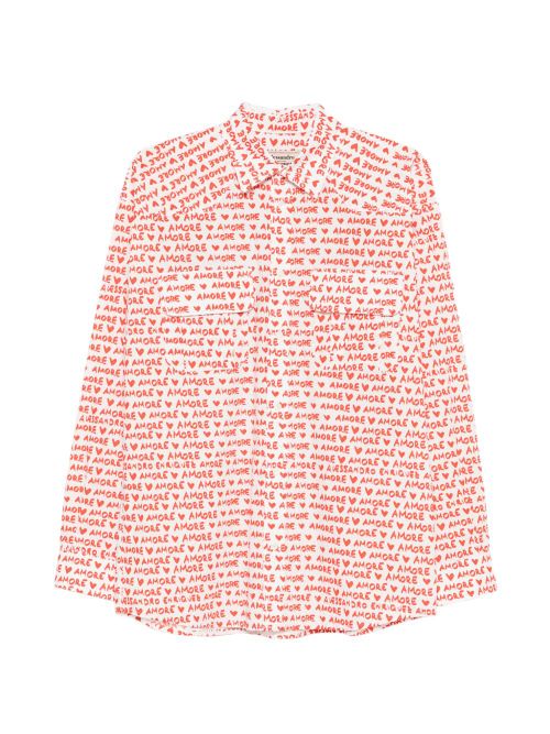 Printed cotton shirt