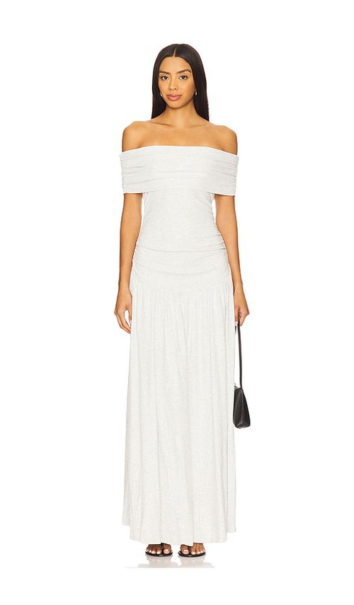 LIONESS KLEID FIELD OF DREAMS MAXI in Light Grey. Größe XXS. Also in L, M, S, XL