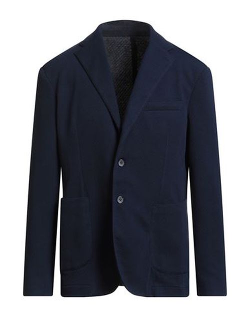 Man Blazer Navy Size 46 Polyester, Viscose
