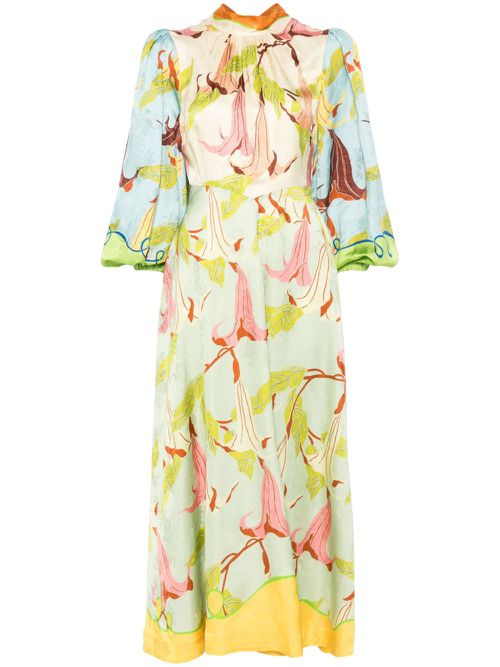 Rafaela midi dress - Green