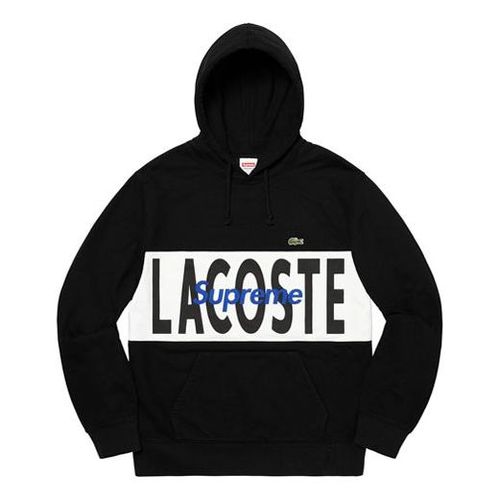 FW19 Week 5 x LACOSTE Panel Hooded Sweatshirt
