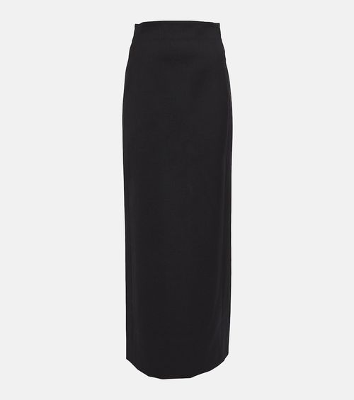Wool maxi skirt