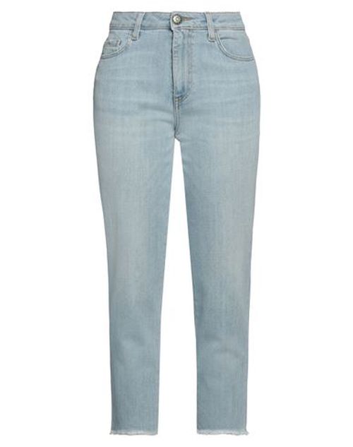 Woman Jeans Blue Size 25 Cotton, Elastane