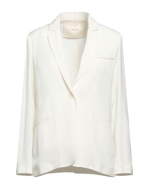 Woman Blazer Off white Size 2 Viscose, Wool