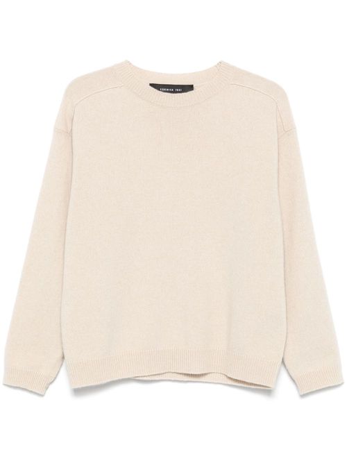 Crew-neck sweater - Neutrals