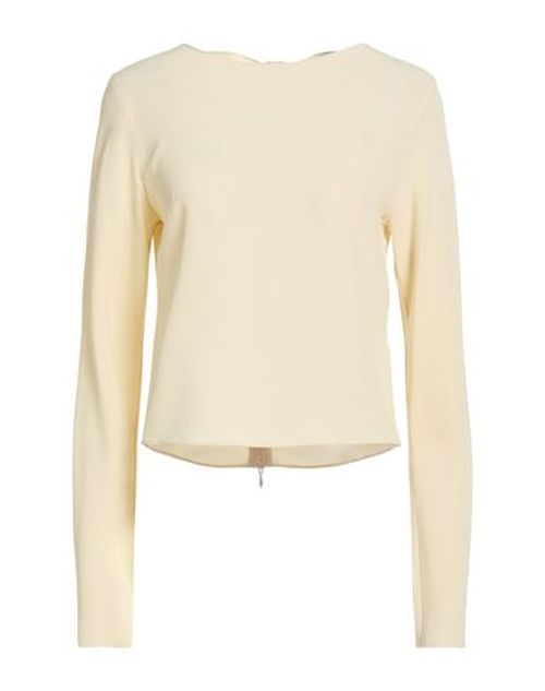 Woman Top Cream Size 6 Silk