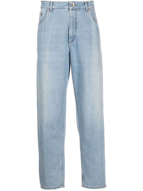 Straight-leg denim jeans - Blue