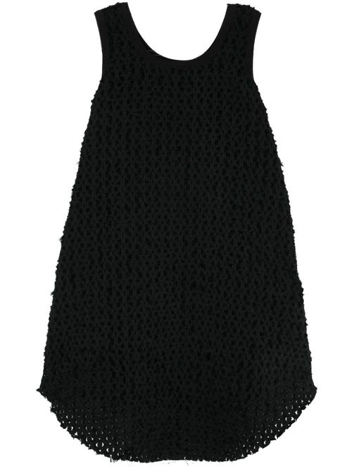 2017 patterned-jacquard dress - Black