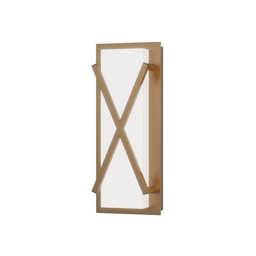 Natural Aged Brass LED Wall Sconce from the Dexter Collection