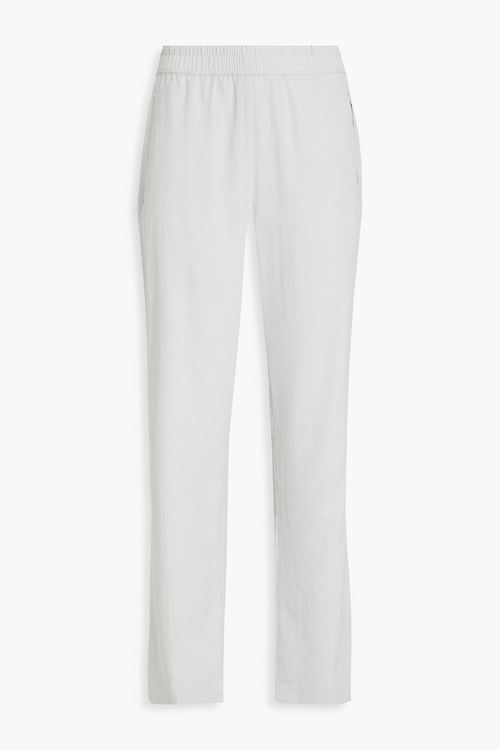 Shell straight-leg pants - Gray - 1