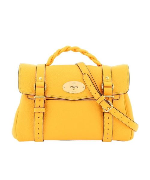 Alexa leather satchel bag