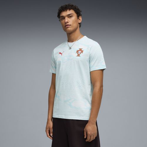 PUMA Portugal ftblCulture Men's Patterned Soccer T-Shirt in Blue