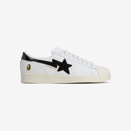 Adidas Superstar V x Bape - ftwr white/core black/off white - unisex