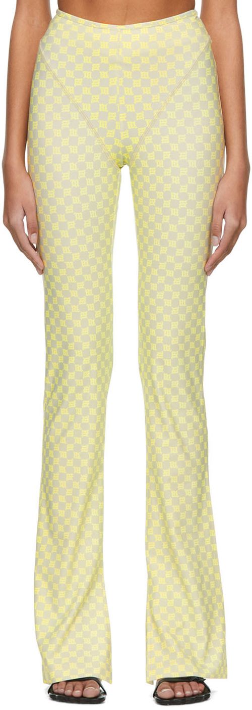 Green &amp; Gray Nylon Slacks