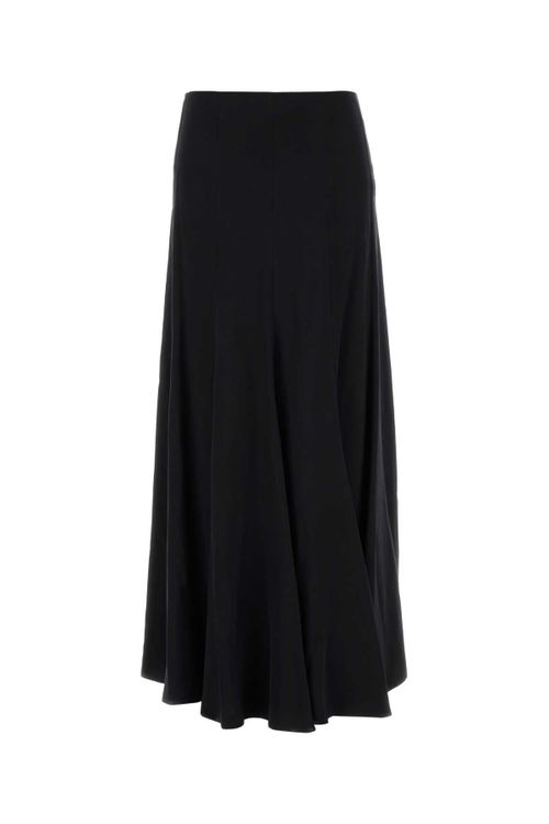 Silk Skirt — Black