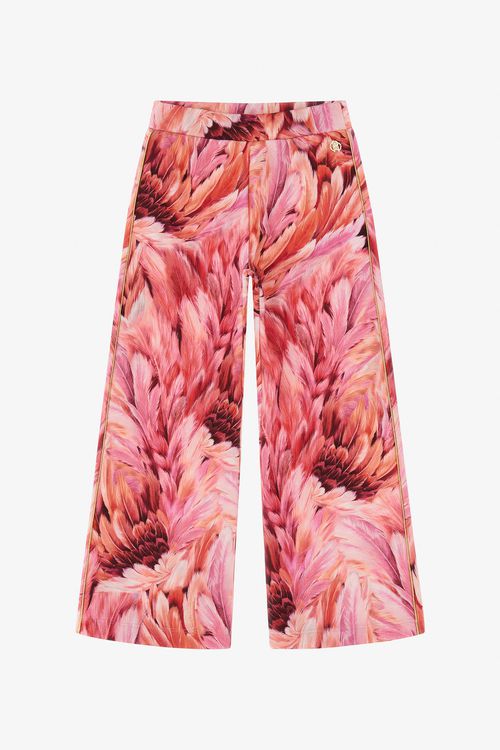 Plumage-print Trousers