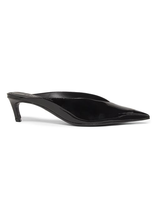 Women's Loren 60MM Patent Leather Mules - Black