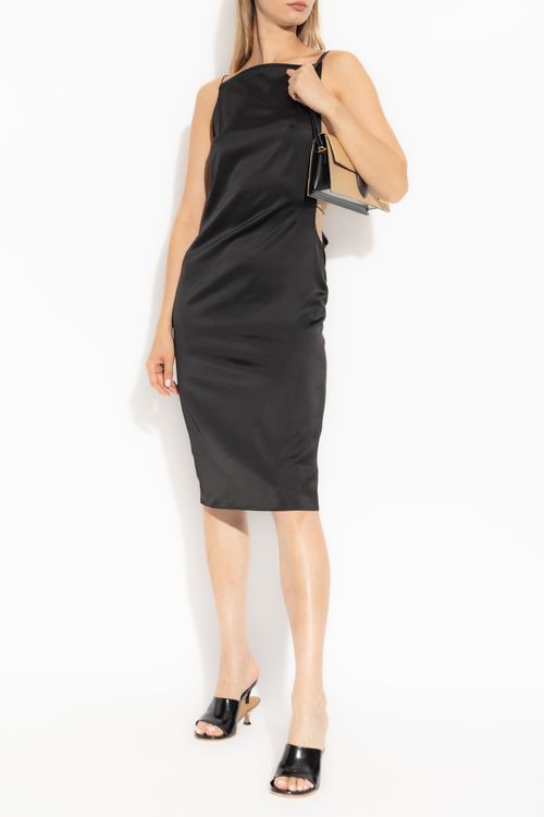 Dress With Cutouts, Women's, Black