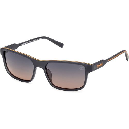 Timberland Hombre Timberland TB00051 20H Gafas de sol Inyectado Gris Marrón Cuadrada Polarizado