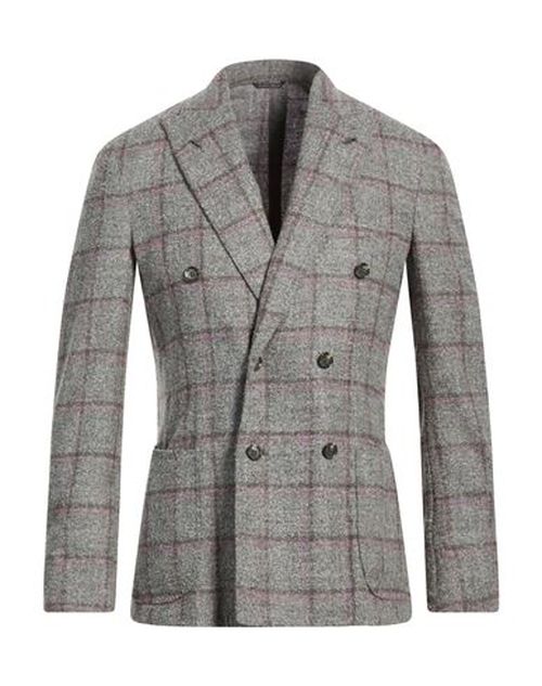 Man Blazer Grey Size 40 Alpaca wool, Wool, Polyamide