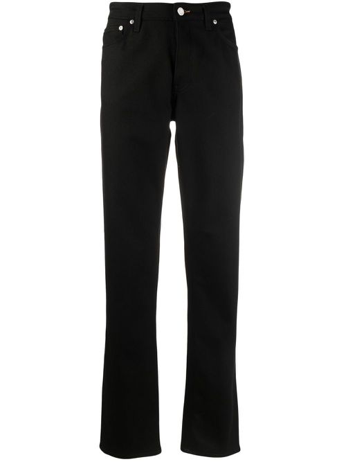 Slim-fit low-rise jeans - Black