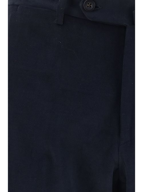 Stretch Cotton Corduroy Trousers — Beige