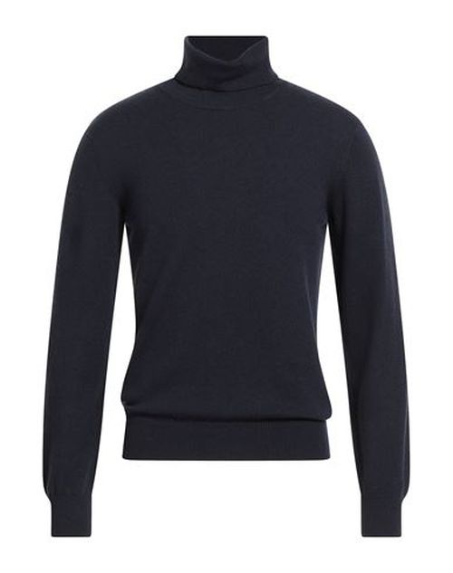 Man Turtleneck Midnight blue Size 44 Cashmere