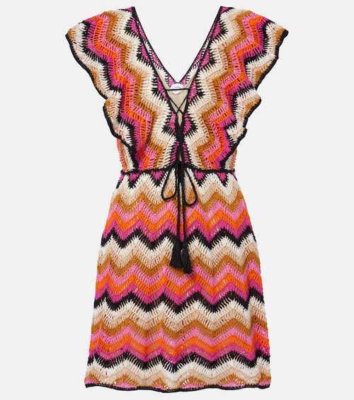 Melissa cotton crochet maxi dress