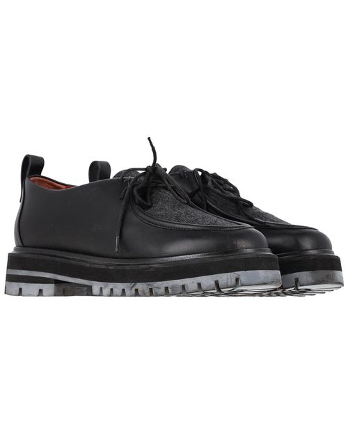 Women's Leather Lace-Up Derby Shoe (Authentic Pre-Loved)