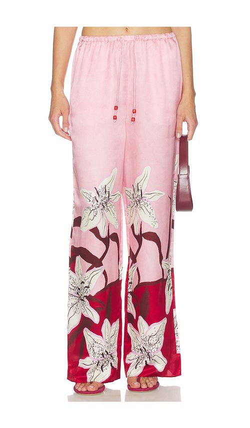 ROAME. Miles Pant in Red,Rose. XS. Also in S