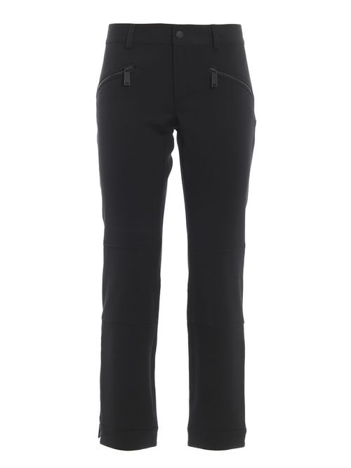 Biker wool blend trousers