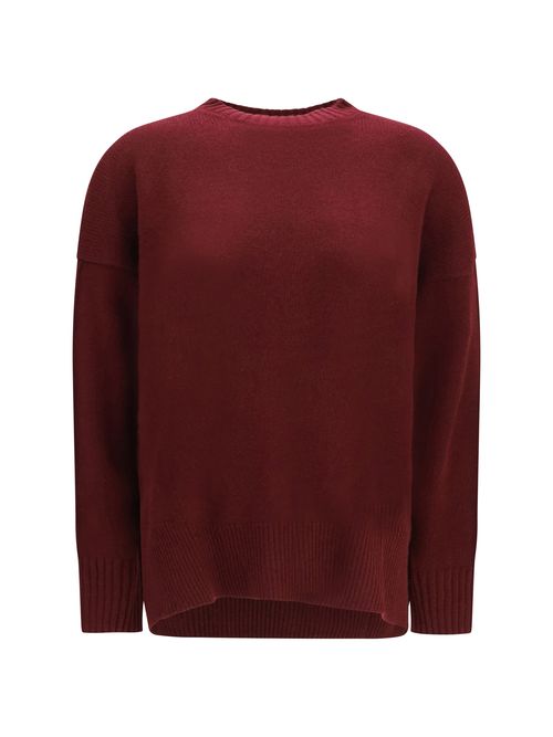 Cashmere Crewneck Sweater — Red