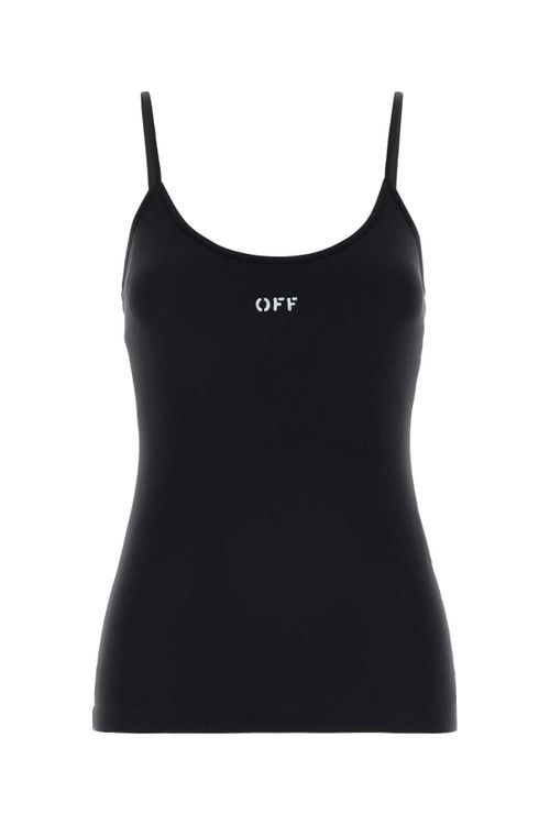 Stamp Tank Top — Black