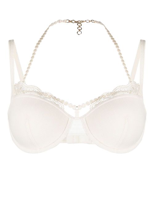 The Mauritshuis plunge balcony bra - Neutrals