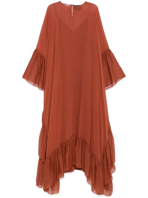 Silk gown - Orange