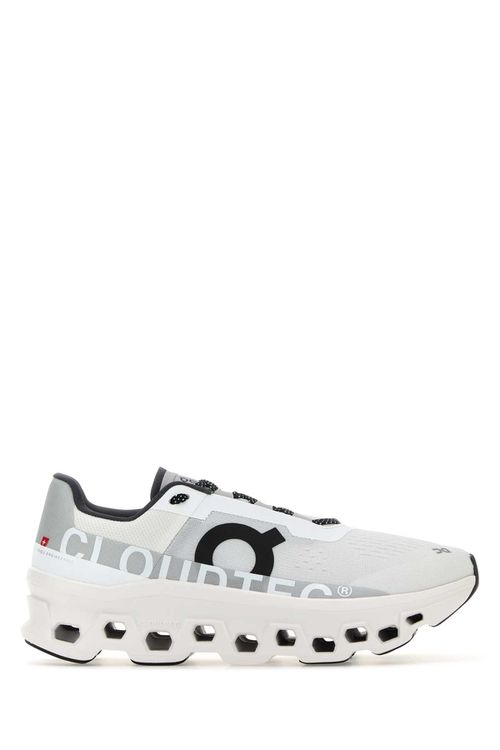 White Fabric Cloudmster Sneakers