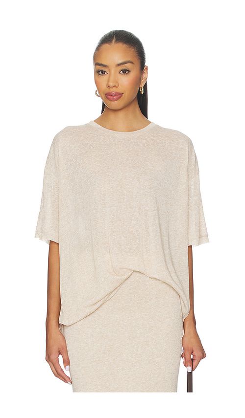 SNDYS Tilde T-shirt in Beige. XXL. Also in L, M, S