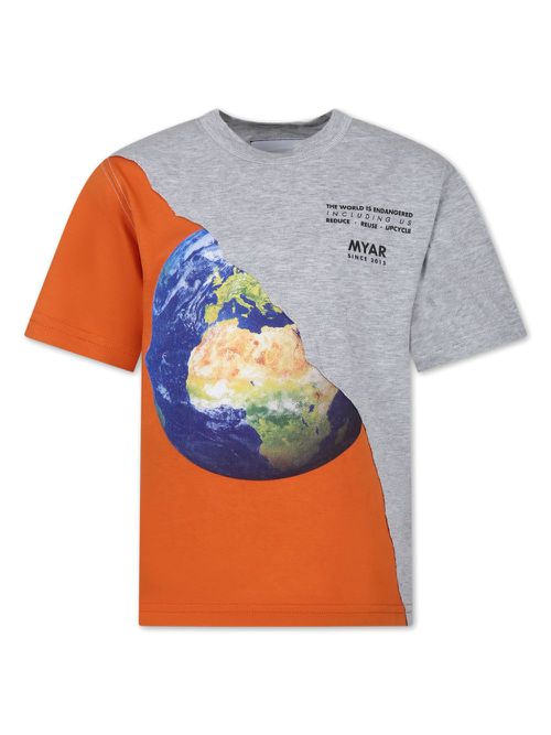 World Endangered cotton T-shirt - Grey