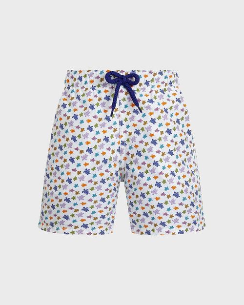 Boys Swim Shorts Micro Ronde Des Tortues - Swimwear - Jim - White