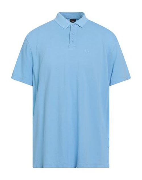 Man Polo shirt Light blue Size XL Cotton