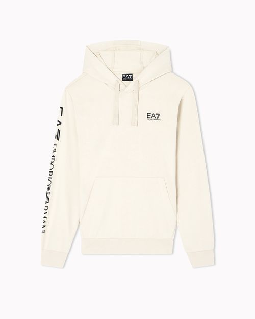 Pullover sweatshirt in cotton with a hood Logo Series