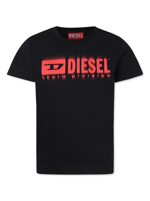 Logo-print T-shirt - Black