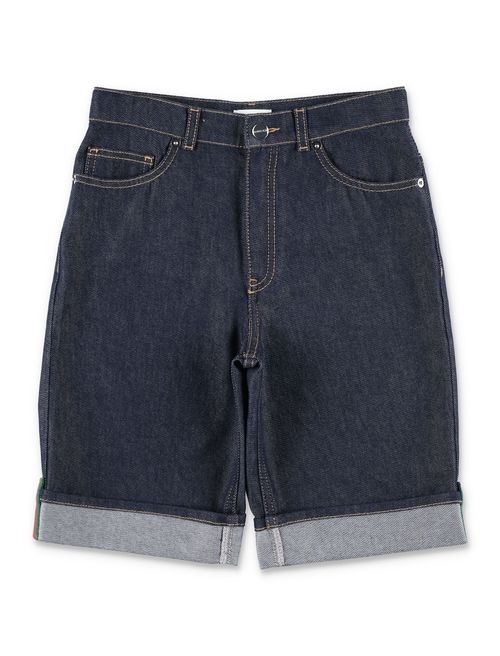 Classic Five-Pocket Cuffed Shorts for Boys