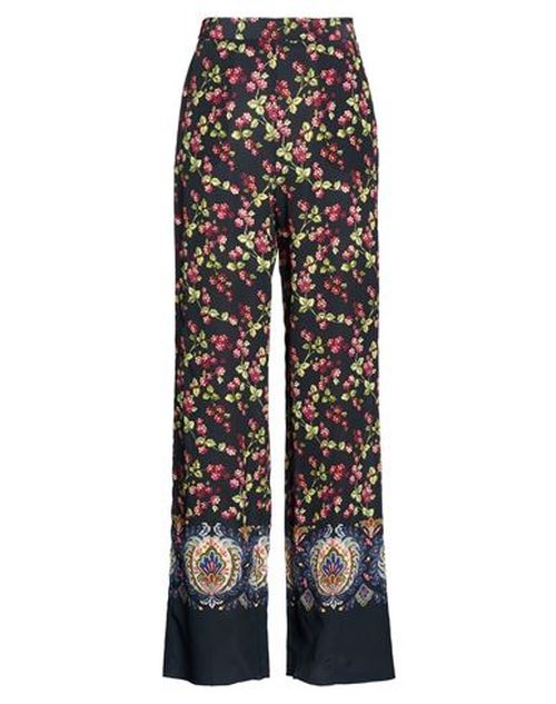 Woman Pants Midnight blue Size 10 Silk