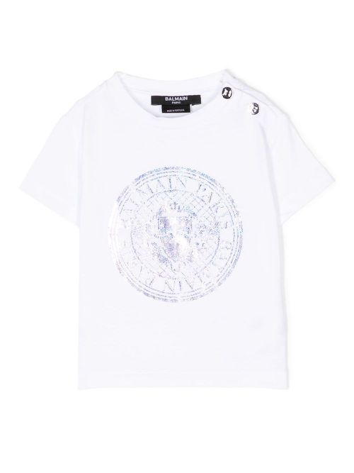Logo-print cotton T-shirt - White