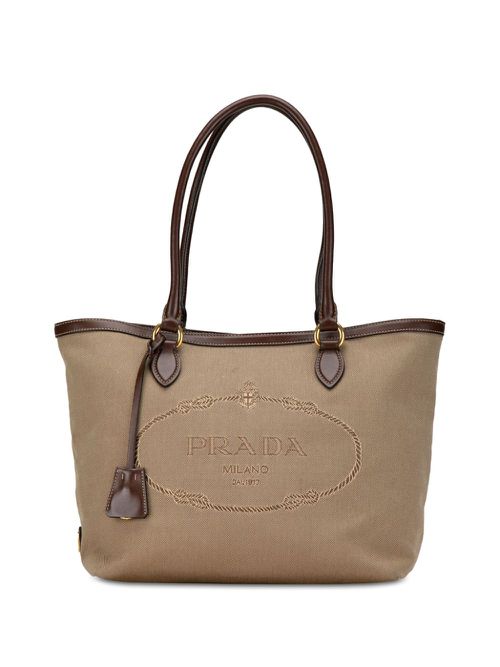 2010-2023 Canapa Logo Canvas tote bag - Brown