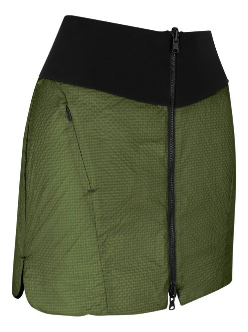 Irmi quilted zip-front skirt - Green