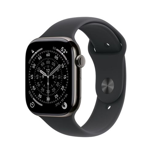 Watch Series 11 GPS + Cellular 42mm Titanium Case:- Slate